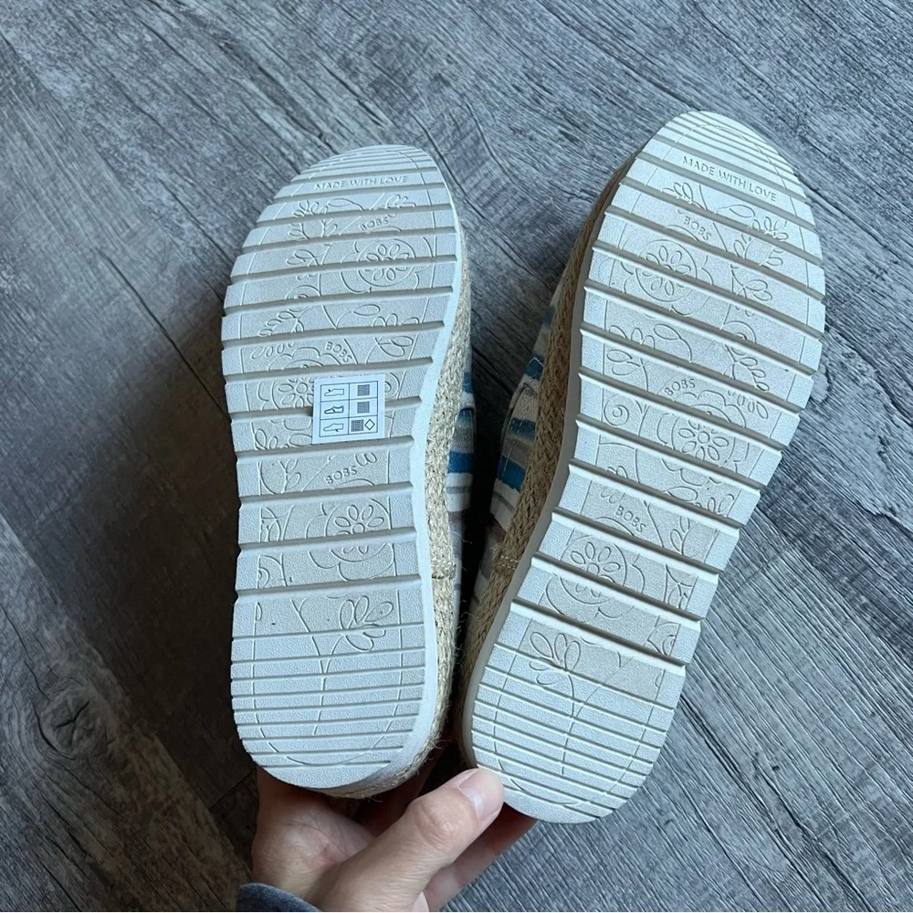 BOBS Flexpadrille River Stroll Espadrilles Size 7